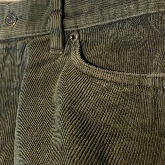 Ralph Lauren Olive Green Bootcut Corduroy Pants Sz 6 - Picture 5 of 5